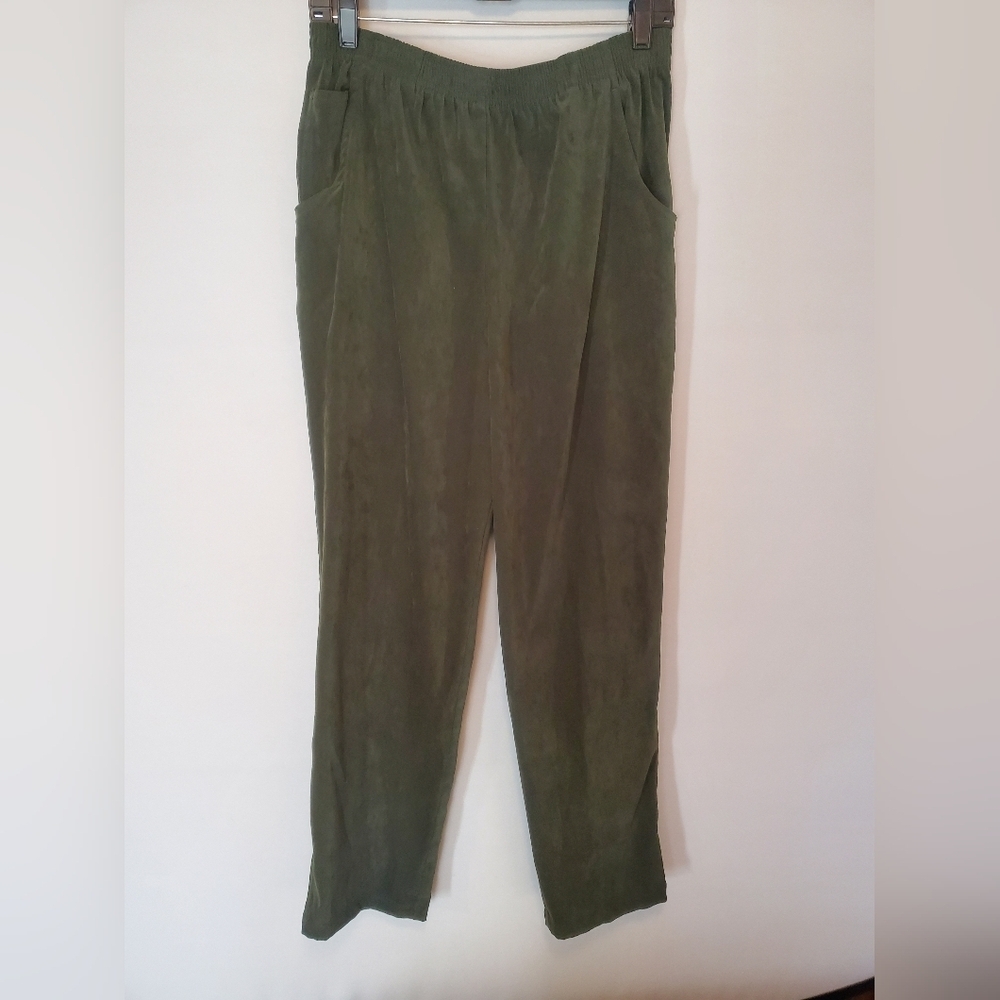 Vintage Koret Green Velvet Joggers